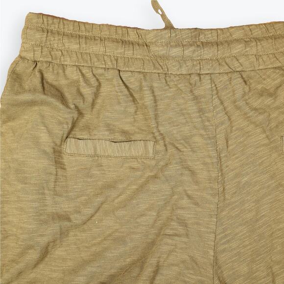 Bobi LA Olive Green Knit Distressed Hem Shorts M NWT - Picture 4 of 9